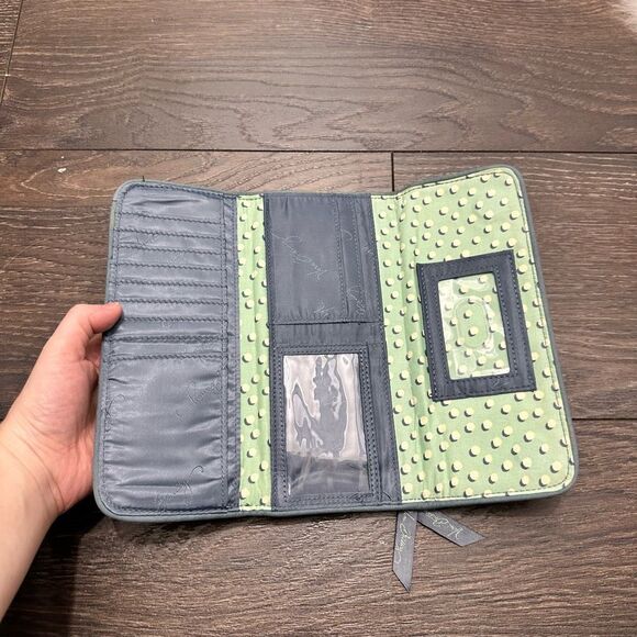 Vera Bradley Normadic Blossom Foldover Wallet - Picture 3 of 3